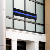 Extra Large Star Trimmer Thin Blue Line Banner (Äußeres Gebäude)