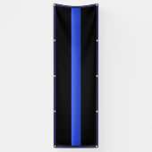 Extra Large Star Trimmer Thin Blue Line Banner (Vertikal)