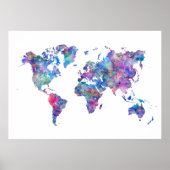 Extra large World Map Poster (Vorne)