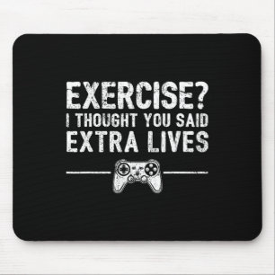 Extra Leben Lustiger Videospiel-Controller Retro-S Mousepad