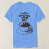 Extra Life-Kaffee von Tobe Fonseca T-Shirt (Design vorne)