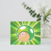 Extra Life Mushroom Postkarte (Stehend Vorderseite)