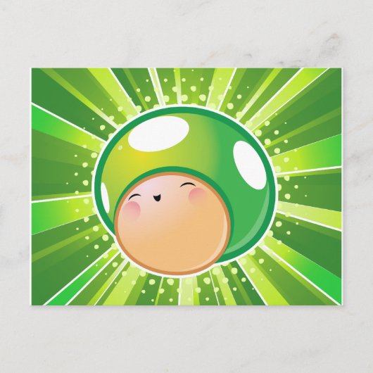 Extra Life Mushroom Postkarte (Vorderseite)