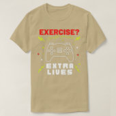 Extra Lives Funny Video Game Controller Retro Boy T-Shirt (Design vorne)