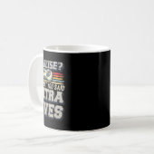 Extra Lives Funny Video Game Controller Retro Game Kaffeetasse (Vorderseite Links)