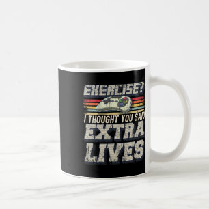 Extra Lives Funny Video Game Controller Retro Game Kaffeetasse