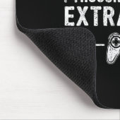 Extra Lives Funny Video Game Controller Retro Game Mousepad (Ecke)