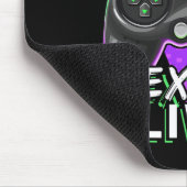 Extra Lives Funny Video Game Controller Retro Game Mousepad (Ecke)