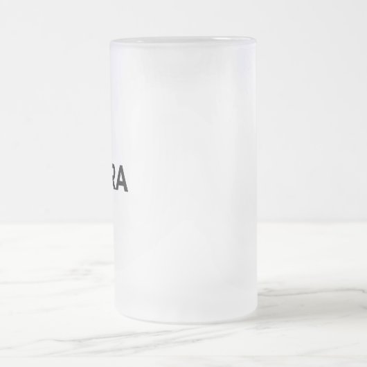 extra mattglas bierglas (Mittel)