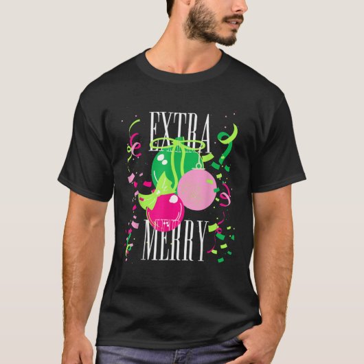 Extra Merry und hell Süd Prep einfach Christus T-Shirt (Vorderseite)