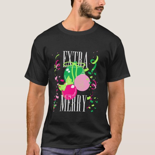 Extra Merry und hell Süd Prep einfach Christus T-Shirt (Vorderseite)