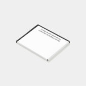 Extra MIle bei Work Boss bringt mich zurück Post-it Klebezettel (angewinkelt)