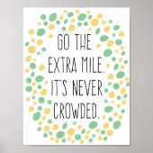 Extra Mile Poster (Vorne)