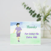 Extra-Mile-Postkarte Postkarte (Stehend Vorderseite)