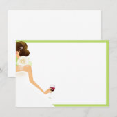 Extra notecard mitteilungskarte (Vorne/Hinten)