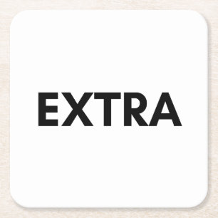 extra rechteckiger pappuntersetzer