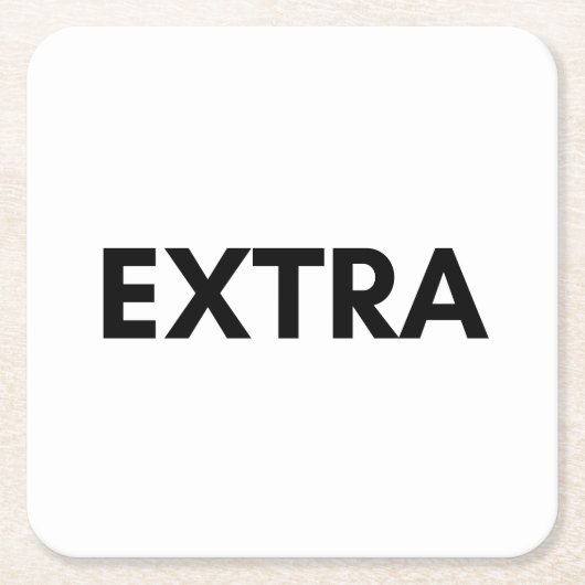 extra rechteckiger pappuntersetzer (Vorderseite)