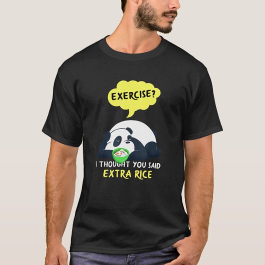 Extra Rice Panda Apparel Panda T-Shirt (Vorderseite)