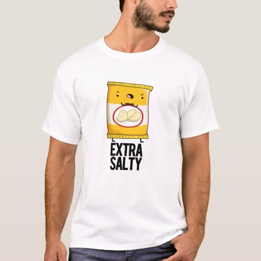 Extra Salty Funny Salty Snack Pub T-Shirt (Vorderseite)
