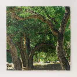 Extra schwierige Disc Golf Forest Puzzle