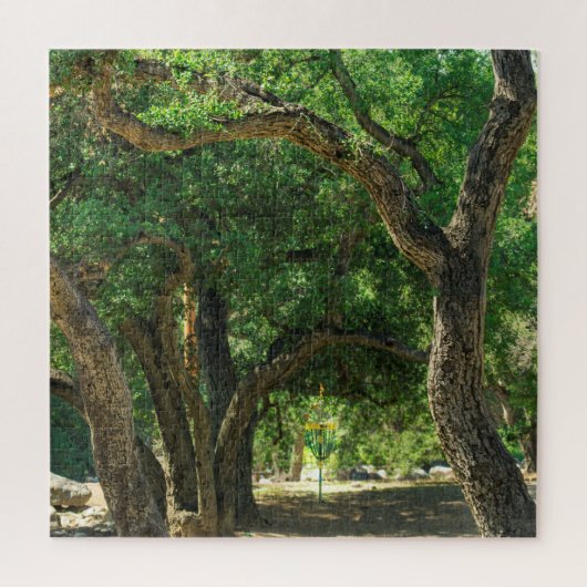 Extra schwierige Disc Golf Forest Puzzle (Vertikal)