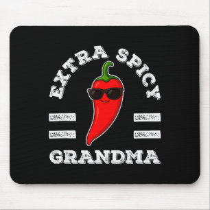 Extra Scy Oma Damen Foodie Humor Heiße Chili Pe Mousepad