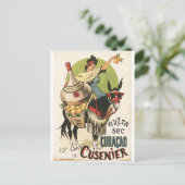 "Extra Sec. Curaçao Cusenier" Werbung Liquer Postkarte (Stehend Vorderseite)