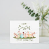 Extra Spezial! Frohe Ostern Postkarte (Stehend Vorderseite)