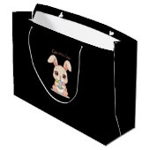 Extra süßes Ei Große Geschenktüte (Rückseite Schrägansicht)