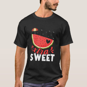 Extra Sweet Watermelon Herz T-Shirt