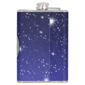 Extra-Terrestrial in einem UFO Flachmann (Rückseite)