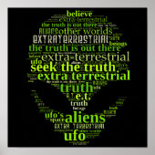 Extra-Terrestrial sucht die Wahrheit Poster (Vorne)