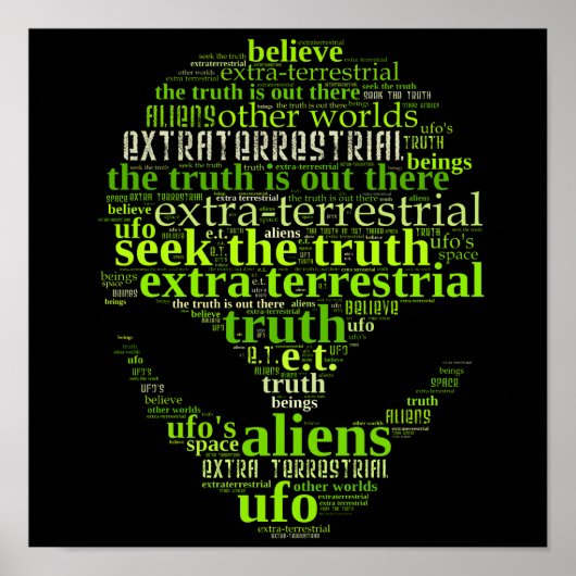 Extra-Terrestrial sucht die Wahrheit Poster (Vorne)