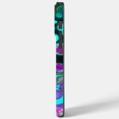 Extra-Terrestriale Alien mit einem UFO Case-Mate iPhone Hülle (Rückseite / Links)