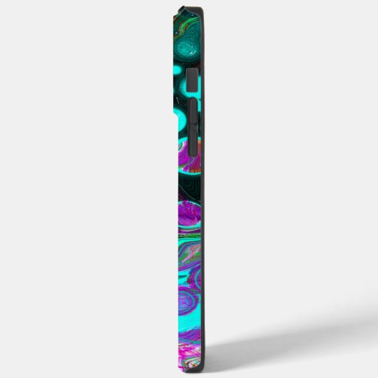 Extra-Terrestriale Alien mit einem UFO Case-Mate iPhone Hülle (Rückseite / Links)