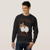 Extra Thicc Corgi Sweatshirt (Vorne ganz)