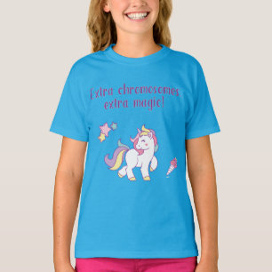 Extrachromosom-Magie-Einhorn T-Shirt