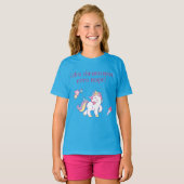 Extrachromosom-Magie-Einhorn T-Shirt (Vorne ganz)