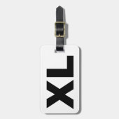 Extragroßes Gepäckanhänger (Vorderseite vertikal)