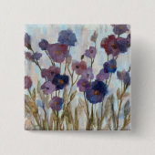 Extrahiertes Blumen in Lila Button (Vorderseite)