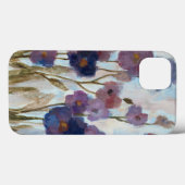 Extrahiertes Blumen in Lila Case-Mate iPhone Hülle (Rückseite (Horizontal))