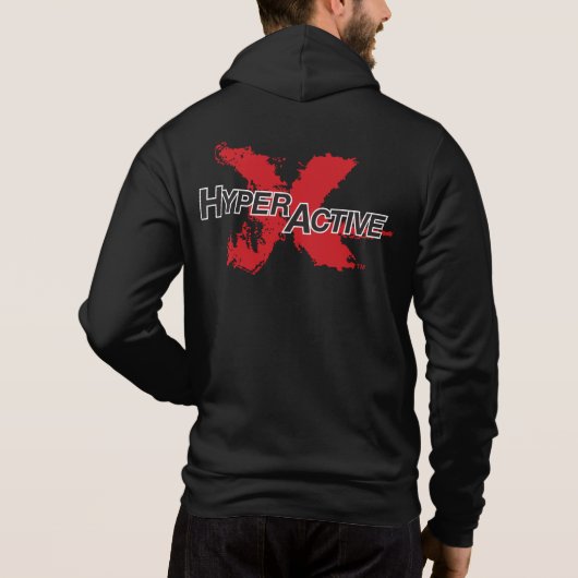 ExtraHyperActive Ambassador ( schwarz ) Hoodie (Rückseite)
