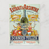 Extrait d'Absinthe Poster Postkarte (Vorderseite)