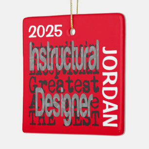 Extraordinaire CUSTOM für den Instrukturedesigner Keramikornament
