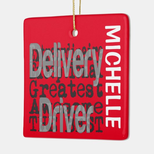 Extraordinaire CUSTOM für den Lieferfahrer Keramikornament (Links)
