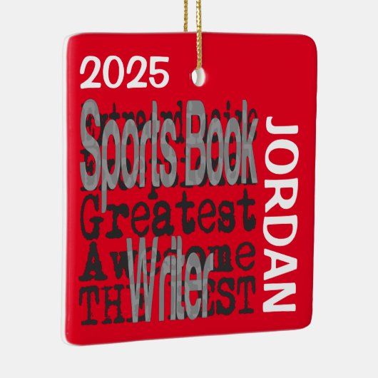 Extraordinaire CUSTOM für Sportbuchautor Keramikornament (Rechts)