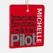 Extraordinaire CUSTOM Keramik Ornament (Rechts)