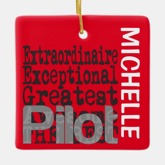 Extraordinaire CUSTOM Keramik Ornament (Vorderseite)