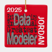 Extraordinaire CUSTOM Keramikornament (Rückseite)