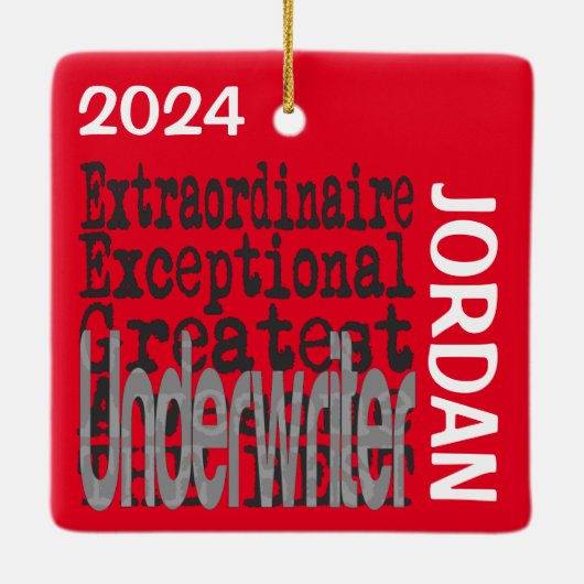Extraordinaire CUSTOM Keramikornament (Rückseite)
